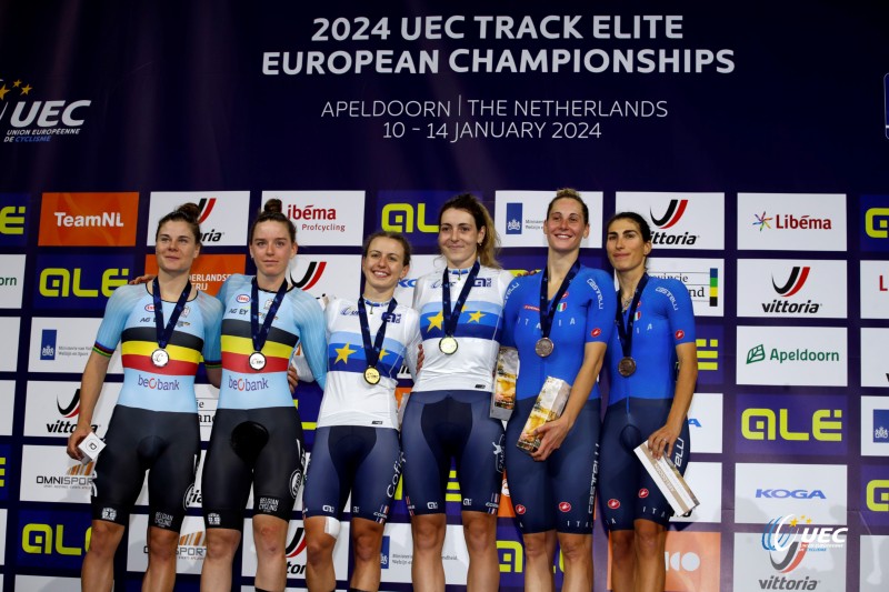 2024 UEC Track Elite European Championships - Apeldoorn (Netherlands) - Day 5 - 14/01/2024 -  - photo Roberto Bettini/SprintCyclingAgency?2024